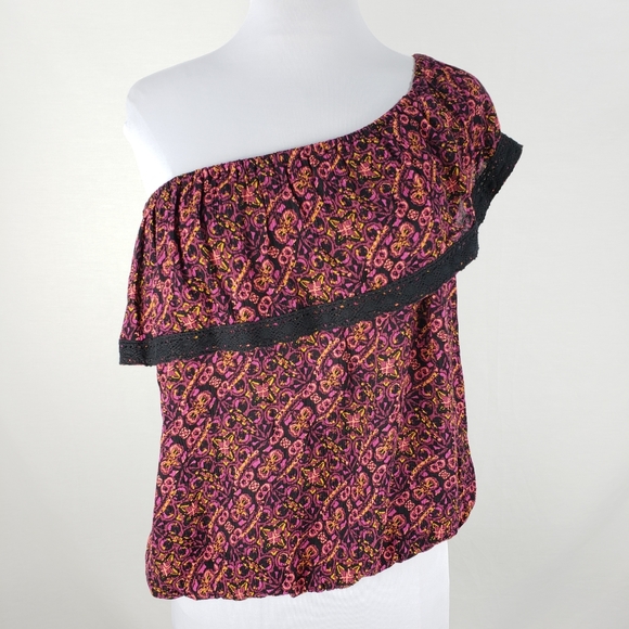 Mossimo Blouse Top On/Off Shoulder - Picture 5 of 8